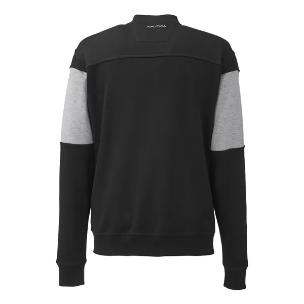 Nautica Anchor Fleece Colorblocked Bomber Jacket... from ASI 84358 S&S Activewear