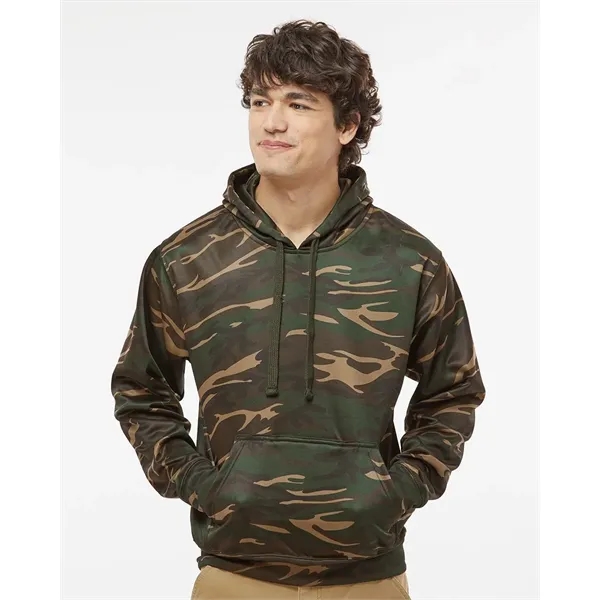 J. America Polyester Tailgate Hooded Pullover Sweatshirt, blank.... from ASI 84358 S&S Activewear