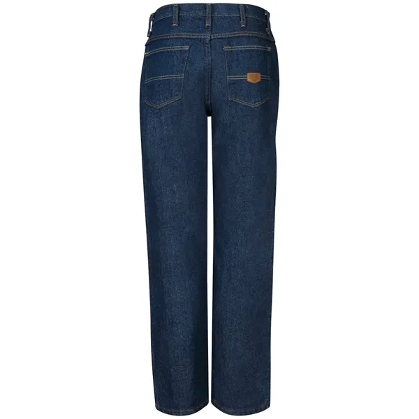 Heavyweight denim pants with metal button... from ASI 84358 S&S Activewear