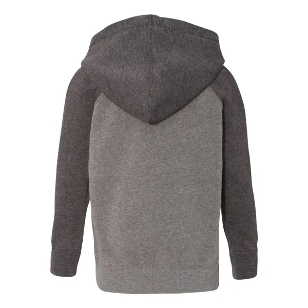 Raglan hooded pullover sweatshirt made of polyester/cotton and available in seven... from ASI 84358 S&S Activewear