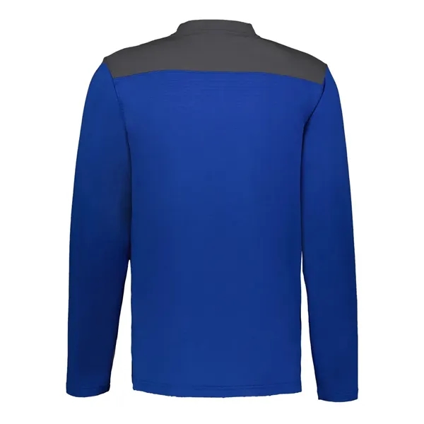 Russell Athletic Unisex Sideline Grid Fleece Quarter-Zip ...... from ASI 84358 S&S Activewear