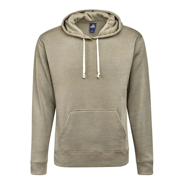 Triblend hooded pullover sweatshirt, coverstitched throughout, with a front pouch pocket... from ASI 84358 S&S Activewear