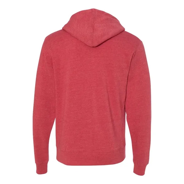 Triblend hooded pullover sweatshirt, coverstitched throughout, with a front pouch pocket... from ASI 84358 S&S Activewear