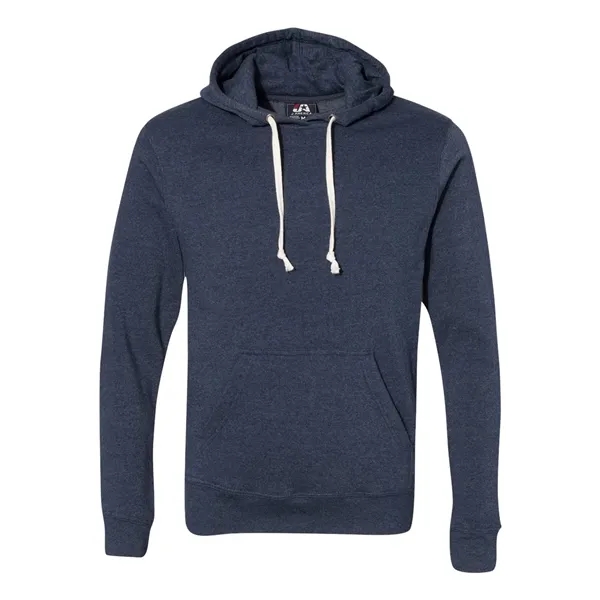 Triblend hooded pullover sweatshirt, coverstitched throughout, with a front pouch pocket... from ASI 84358 S&S Activewear