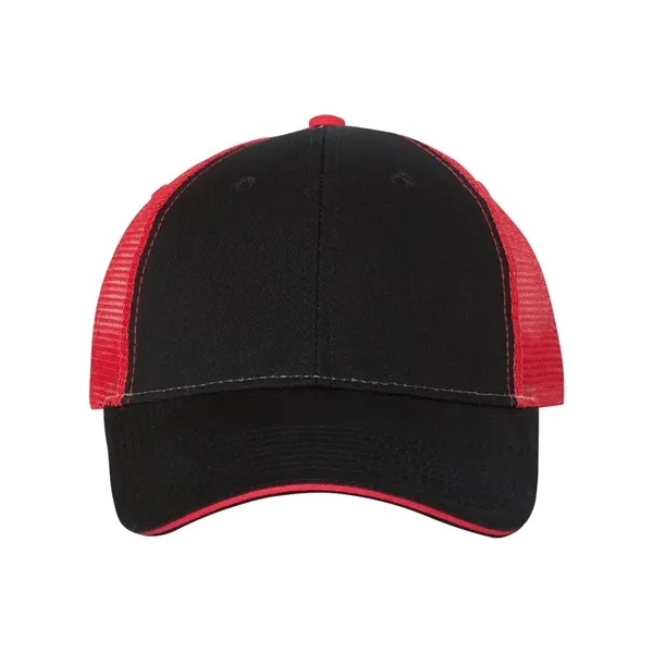 Structured six-panel trucker cap, blank.... from ASI 84358 S&S Activewear