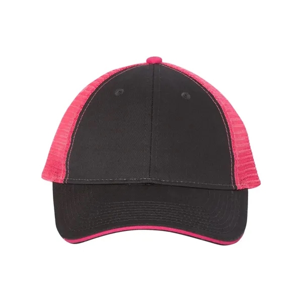 Structured six-panel trucker cap, blank.... from ASI 84358 S&S Activewear