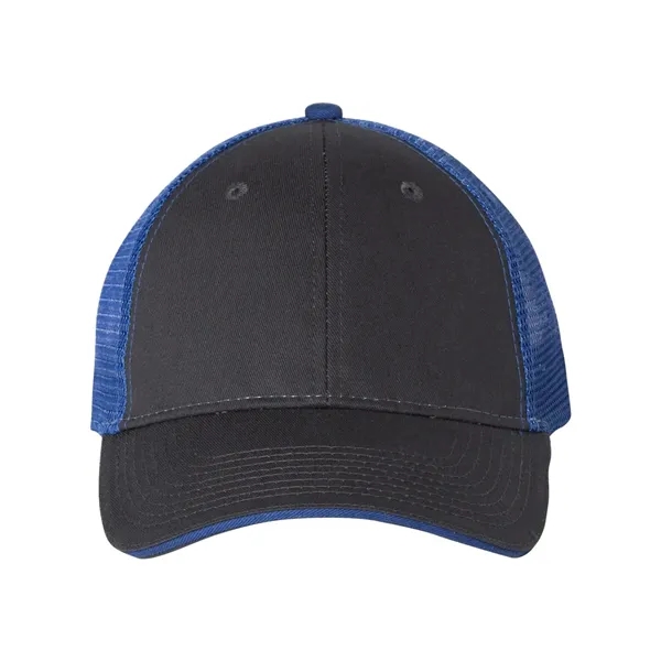 Structured six-panel trucker cap, blank.... from ASI 84358 S&S Activewear