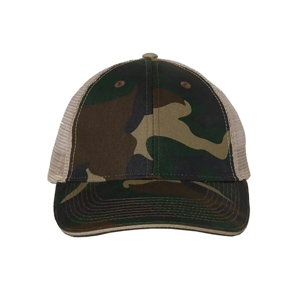Structured six-panel trucker cap, blank.... from ASI 84358 S&S Activewear
