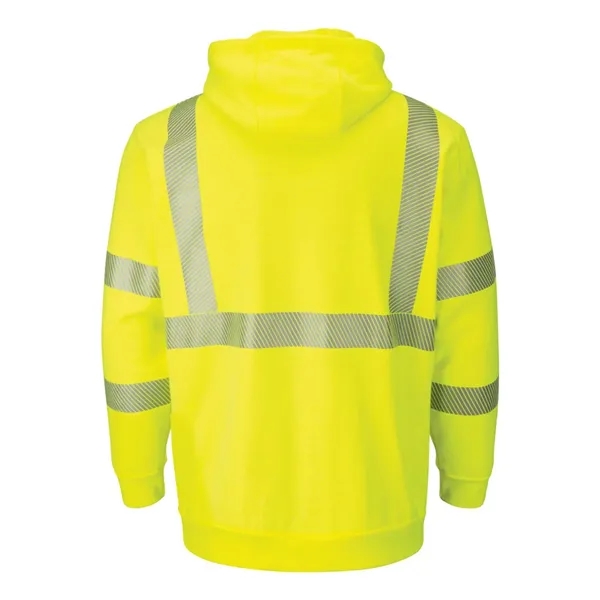 Bulwark Hi-Visibility Zip-Front Hooded Fleece Sweatshirt ...... from ASI 84358 S&S Activewear
