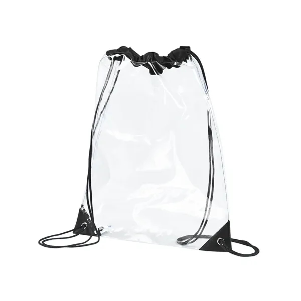 BAGedge PVC Clear Drawstring Bag... from ASI 84358 S&S Activewear