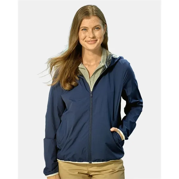 Nautica Women's Stillwater Hooded Windbreaker... from ASI 84358 S&S Activewear