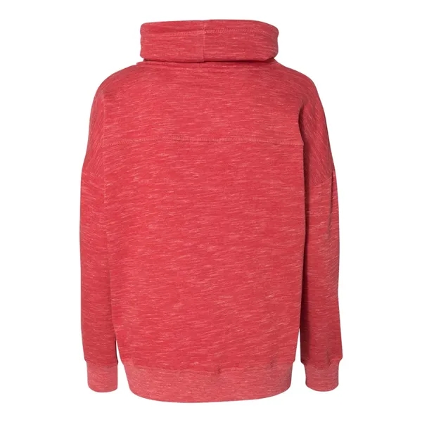 Women's Melange Fleece Cowlneck Pullover... from ASI 84358 S&S Activewear