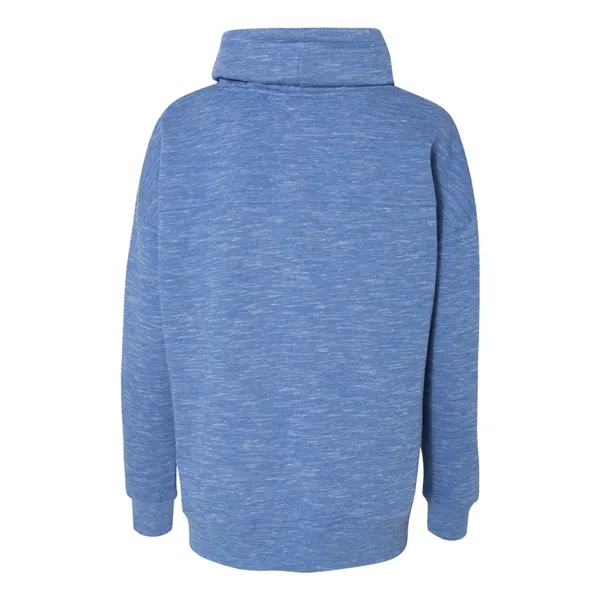Women's Melange Fleece Cowlneck Pullover... from ASI 84358 S&S Activewear