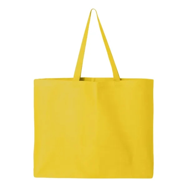 100% heavy canvas jumbo tote with 23" web canvas handles and... from ASI 84358 S&S Activewear