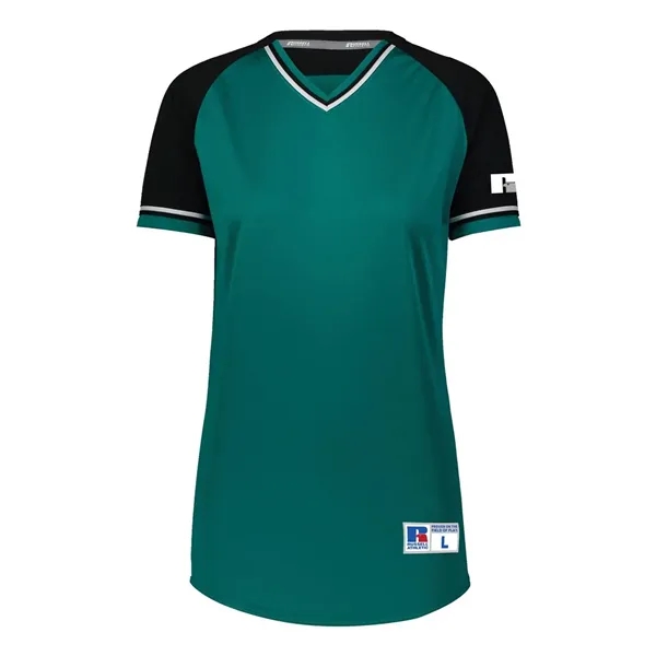 Russell Athletic Women's Classic V-Neck Jersey... from ASI 84358 S&S Activewear