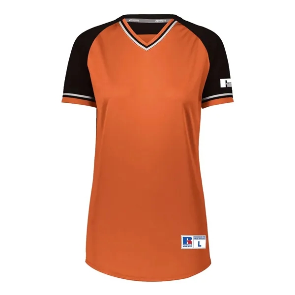 Russell Athletic Women's Classic V-Neck Jersey... from ASI 84358 S&S Activewear