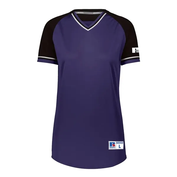 Russell Athletic Women's Classic V-Neck Jersey... from ASI 84358 S&S Activewear