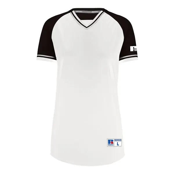 Russell Athletic Women's Classic V-Neck Jersey... from ASI 84358 S&S Activewear