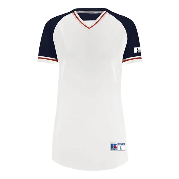 Russell Athletic Women's Classic V-Neck Jersey... from ASI 84358 S&S Activewear