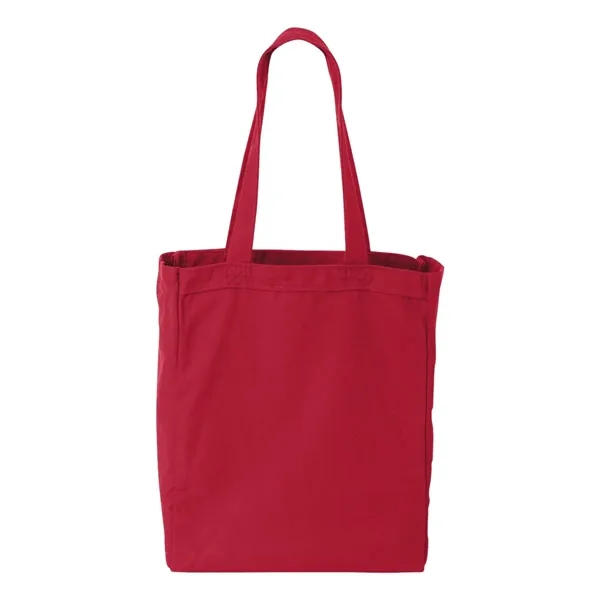 Gusseted cotton canvas tote. Blank product.... from ASI 84358 S&S Activewear
