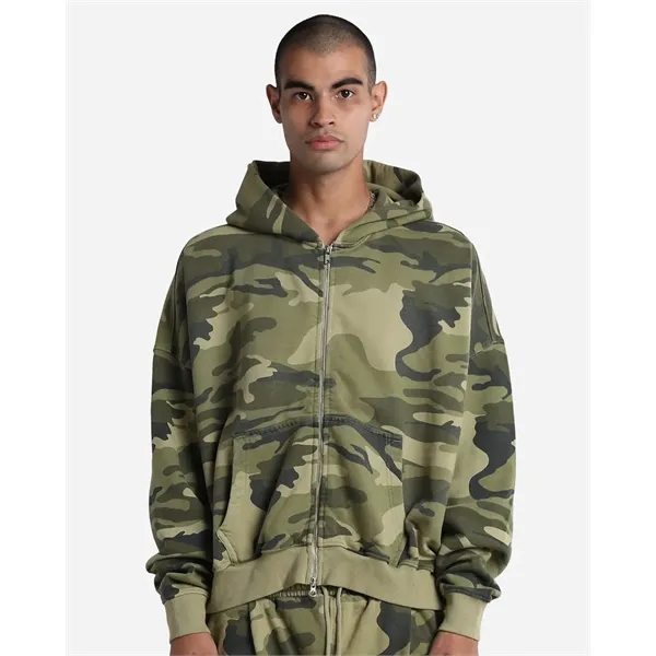 Shaka Wear Unisex Garment-Dyed Cropped Full-Zip Hooded Sw...... from ASI 84358 S&S Activewear