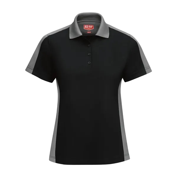 Women's Short Sleeve Performance Knit Two-Tone Polo... from ASI 84358 S&S Activewear