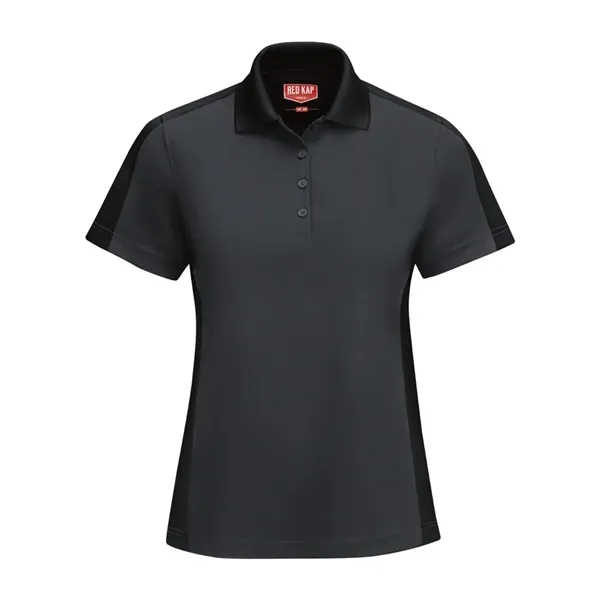 Women's Short Sleeve Performance Knit Two-Tone Polo... from ASI 84358 S&S Activewear