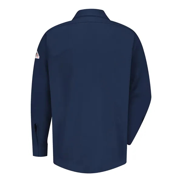 Concealed-Gripper Pocketless Work Shirt Long Sizes... from ASI 84358 S&S Activewear