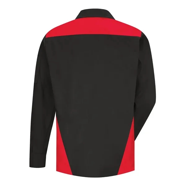 Red Kap Long Sleeve Tri-Color Shop Shirt - Long Sizes... from ASI 84358 S&S Activewear