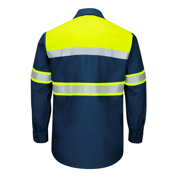Hi-Visibility Colorblock Ripstop Long Sleeve Work Shirt -...... from ASI 84358 S&S Activewear