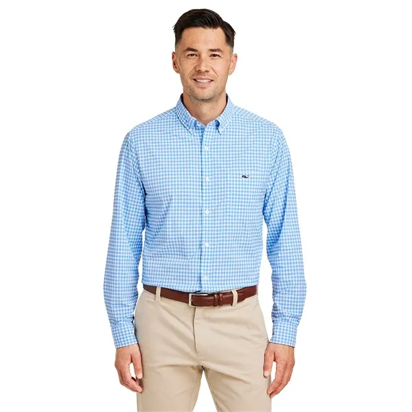 Vineyard Vines On-The-Go Nylon Gingham Shirt... from ASI 84358 S&S Activewear