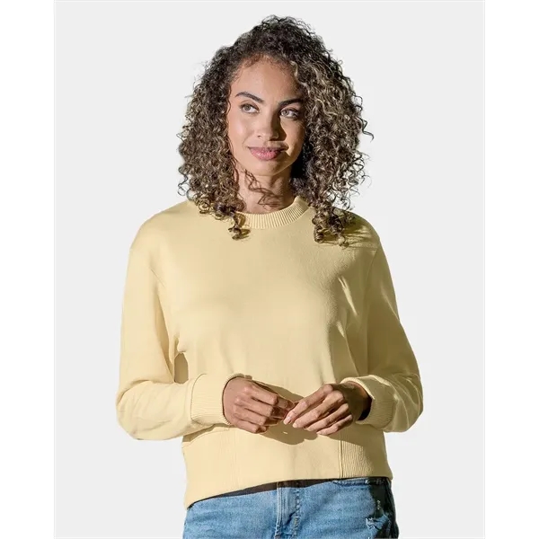 MV Sport Women's Cloud Fleece Crop Crewneck Sweatshirt... from ASI 84358 S&S Activewear