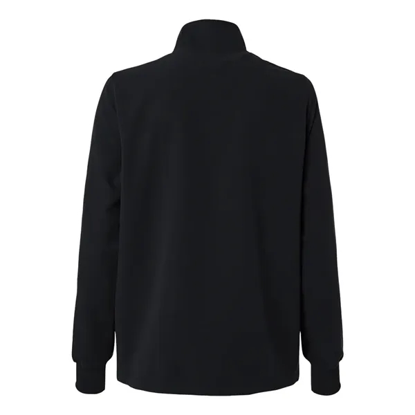 Jaanuu Women's Ceri Essential Full-Zip 6-Pocket Scrub Jacket... from ASI 84358 S&S Activewear