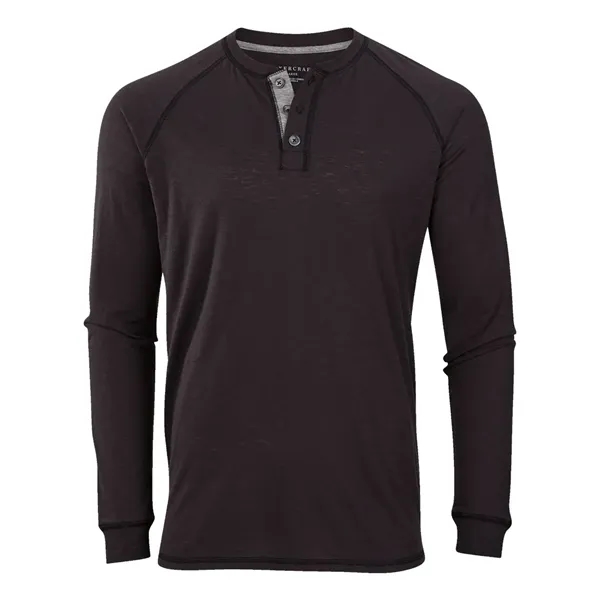 Boxercraft Henley Long Sleeve T-Shirt... from ASI 84358 S&S Activewear