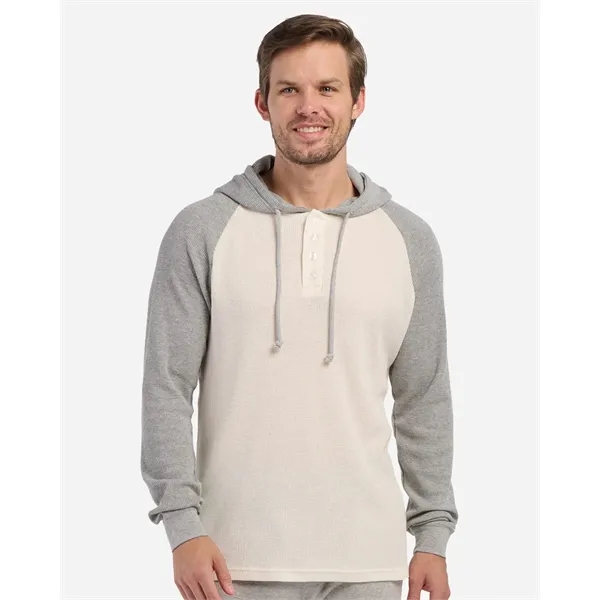 Boxercraft Waffle Knit Pullover Hooded Long Sleeve T-Shirt... from ASI 84358 S&S Activewear
