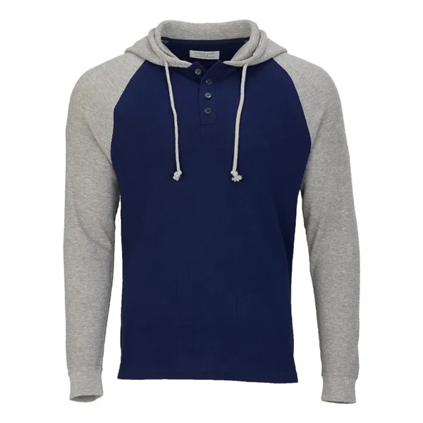 Boxercraft Waffle Knit Pullover Hooded Long Sleeve T-Shirt... from ASI 84358 S&S Activewear