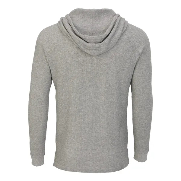 Boxercraft Waffle Knit Pullover Hooded Long Sleeve T-Shirt... from ASI 84358 S&S Activewear