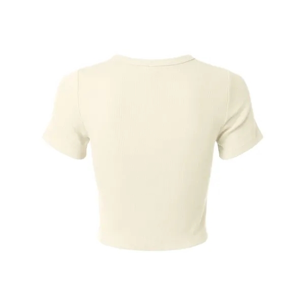 American Apparel Women's Baby Rib Cropped Tee... from ASI 84358 S&S Activewear