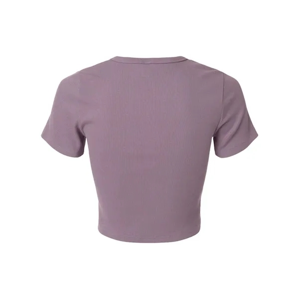 American Apparel Women's Baby Rib Cropped Tee... from ASI 84358 S&S Activewear