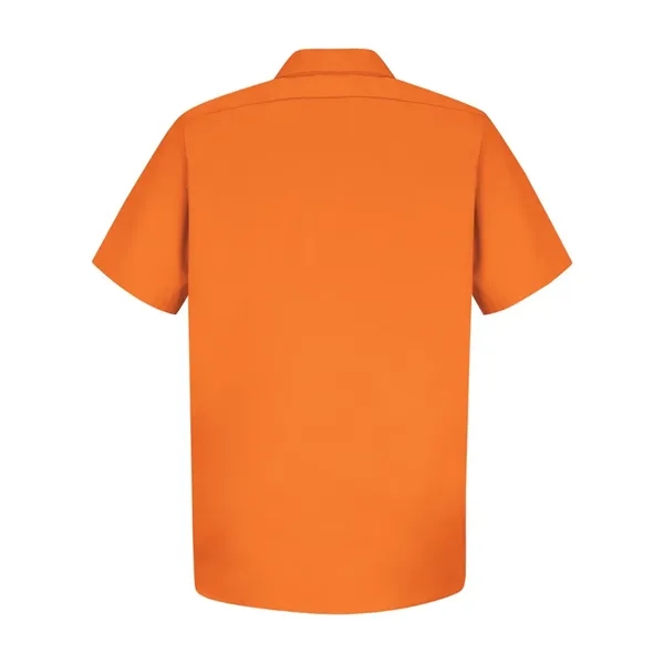 Cotton short sleeve uniform shirt with convertible collar. Blank product.... from ASI 84358 S&S Activewear