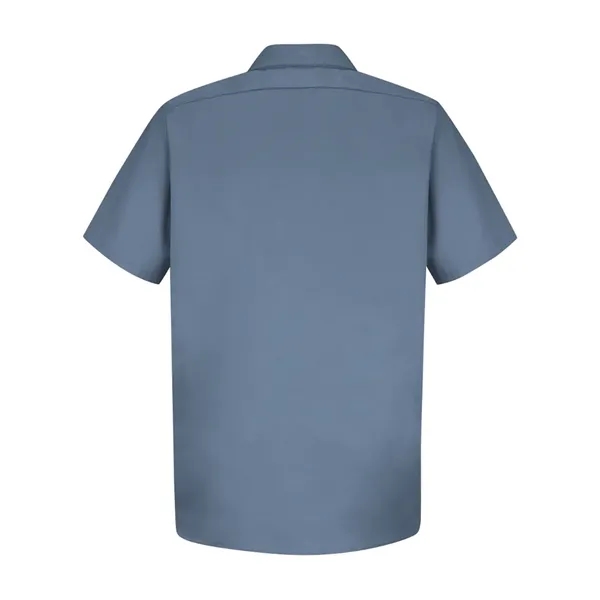Cotton short sleeve uniform shirt with convertible collar. Blank product.... from ASI 84358 S&S Activewear