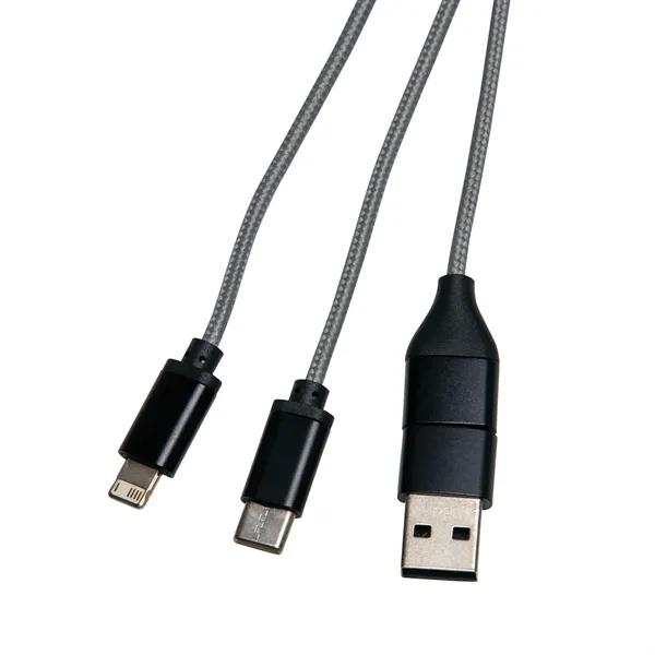 Libra 4-in-1 Charging Cable Set... from ASI 67866 Logomark/Valumark