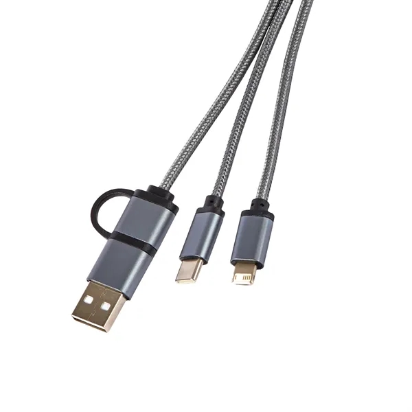 Libra 4-in-1 Charging Cable Set... from ASI 67866 Logomark/Valumark