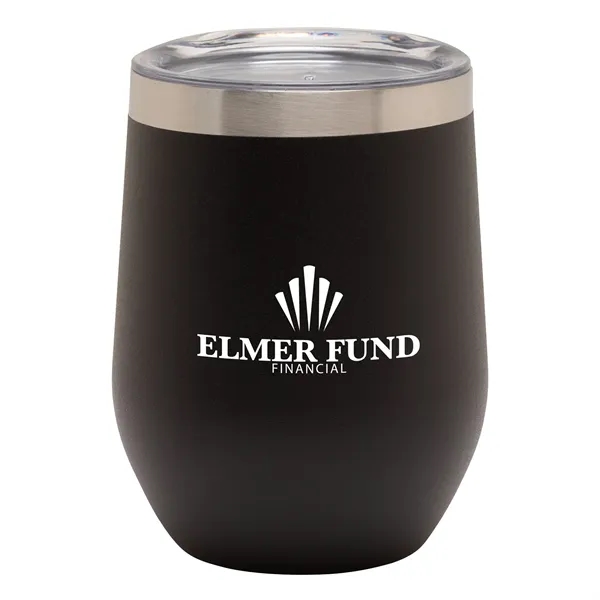 3.25" x 4.5" x 3.25" Aria 12 ounce double wall stainless... from ASI 67866 Logomark/Valumark