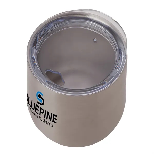 3.25" x 4.5" x 3.25" Aria 12 ounce double wall stainless... from ASI 67866 Logomark/Valumark