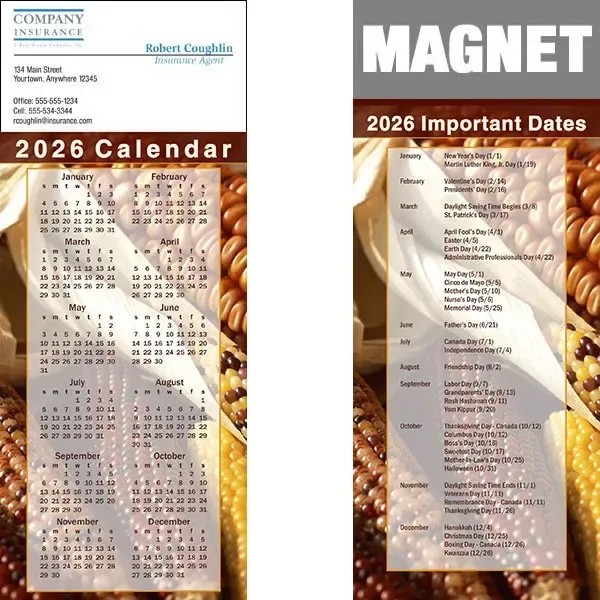 Full color calendar magnets.... from ASI 46719 Corner Lot Marketing Inc / CLMPromotions