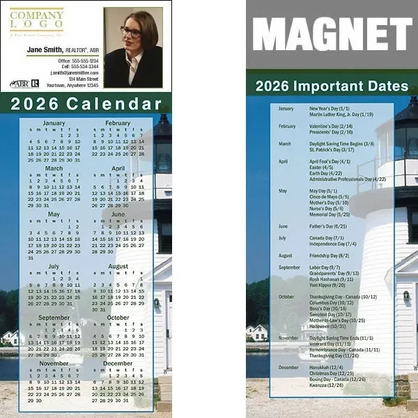 Full color calendar magnets.... from ASI 46719 Corner Lot Marketing Inc / CLMPromotions