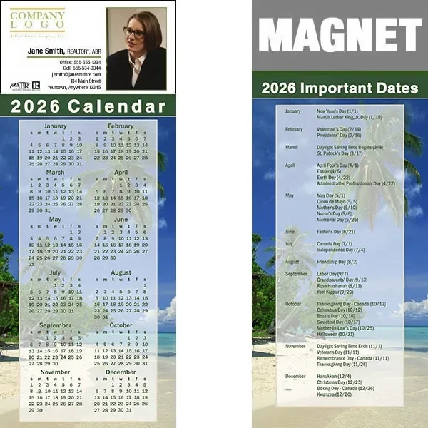 Full color calendar magnets.... from ASI 46719 Corner Lot Marketing Inc / CLMPromotions