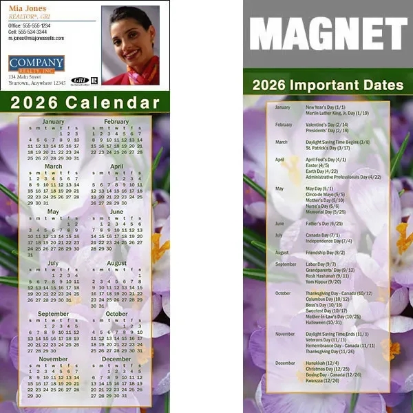 Full color calendar magnets.... from ASI 46719 Corner Lot Marketing Inc / CLMPromotions