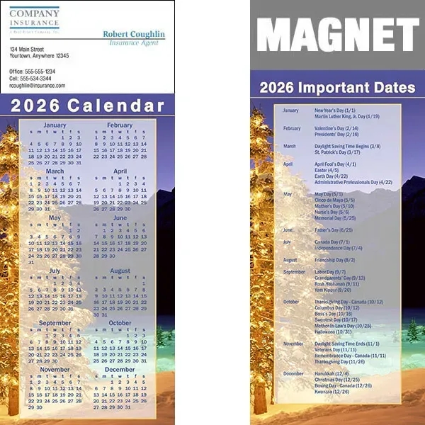 Full color calendar magnets.... from ASI 46719 Corner Lot Marketing Inc / CLMPromotions